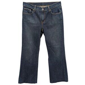 Polo Jeans Company Ralph Lauren Kelly Jeans Womens Blue Cropped Stretch Size 8